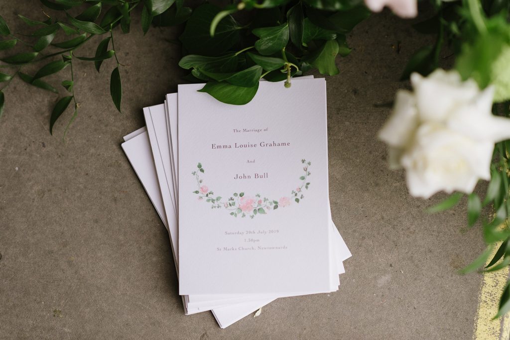 Wedding Stationery Mount Stewart