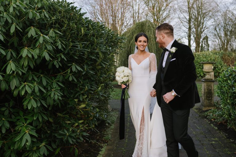 bride and groom at slieve russell hotel wedding venue